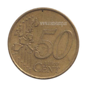 Germany 50 Euro cent 1st Map Used