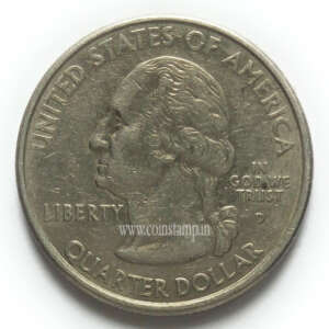 U.S 1/4 Dollar New Hampshire State Quarter Used