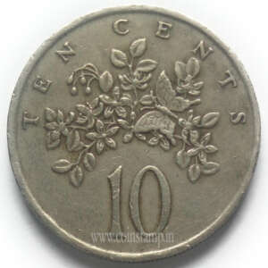 Jamaica 10 Cents Elizabeth II Used