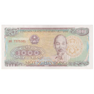Vietnam 1000 Dong Ho Chi Minh AUNC
